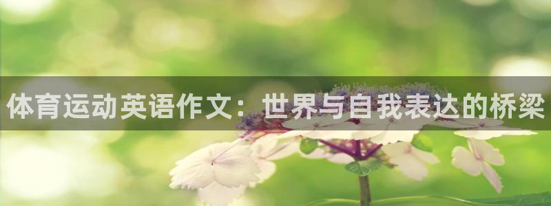 一竞技官网下载平台假的吗是真的吗：体育运动英语作文：